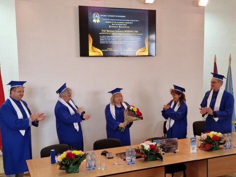 Университет от столица на държава в Европейския съюз удостои ректора на Свищовската академия с почетно звание